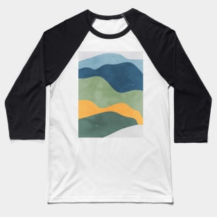 Abstract Colour Artwork Baseball T-Shirt